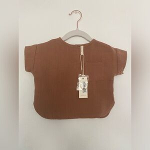 Quincy Mae Organic Cotton Gauze Tunic • Size 6-12 Months